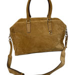 Banana Republic  Tan Suede Large Duffle Bag Photo 0