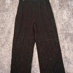 Theory women's alkes ghost crepe pants eyelet legs wide leg pull on size Medium Photo 0