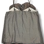 No Boundaries Black and White Striped Ruffle Spaghetti Strap Tank Top Cami Boho Bohemian XXL Photo 1