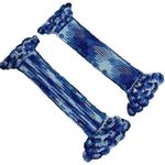 Handmade Blue crochet Handle Cover for Handbags Photo 0