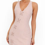 Bold Elements Bold Element Spring Lace Up Pink‎ Sheath Dress Size S NWT Photo 0