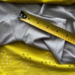 Title Nine  Yellow Gray Skort athletic performance Cutout Design Chartreuse L Photo 5