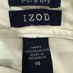 IZOD ** Extra Dry White Golf Shorts – Size 14** Photo 3