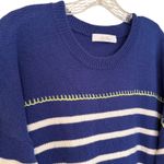 Lilly Pulitzer  Kyren Never Ending Stripe Sweater Women's XL Blue Classic Preppy Photo 4