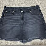 American Eagle  Outfitters Black Denim Skirt Photo 3