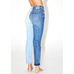 Revice Denim Revice Two Tone Yin Yang‎ Full Zip Around Jeans Size 24 Photo 1