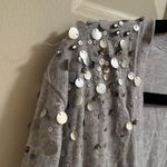 Loft Ann Taylor Sparkle Sequin Shoulder Button Down wool blend Cardigan size Sm Photo 2