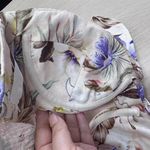 Zimmermann  Cream and Blue Floral Midi Dress Photo 8