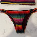 PilyQ  PQ Maya Gypsy Halter & Reversible Full Cut Hipster size S bikini bohemian Photo 2