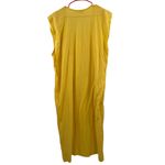 Free People BEACH Carta Tee Cover-Up Dress Size Small Yellow NEW Midi NWOT Photo 4