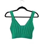 RUE STIIC Mabel Knit Bra Top Sz Small Green Photo 4