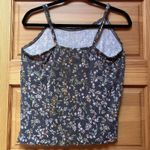 Art Class Womens Gray Floral Print Lace Cami Tank Top Plus Size 1X Grungefairy Goblincore Photo 1