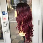 Wig burgundy deep wave not Red it’s burgundy wavy Photo 5