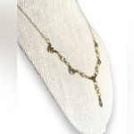 Vintage Sadie Green Signed Art Deco Antiqued Gold Necklace Photo 3