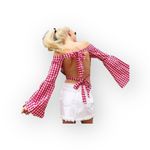 LF new Carmar Nolan Ripped Destroy Waistband Mini Skirt White Denim 2 26 S Photo 4