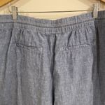 Athleta  Retreat Linen Wide-Leg Pant Size 20 Plus Blue Coastal Grandmother Photo 4