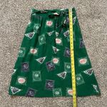 Anthropologie Porridge green stamp print midi skirt size XS Photo 7