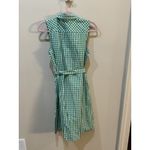 Tommy Hilfiger Gingham BUTTON DOWN SLEEVELESS TIE FRONT SHIRT DRESS Size 8 Photo 2