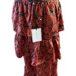 1. State  Skirt Women’s Cascade Ruffle midi skirt Photo 5