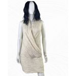 Giuliana Romanno Mini Dress Size 38 XS Fur Cutout Feminine Special Occasion Silk Photo 10