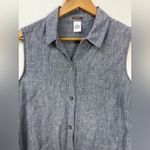 Magaschoni  Blue 100% Linen dress Size S Photo 3