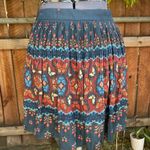 Farm Rio  Libali Sea BL Pleated Mini Skirt size S Photo 5