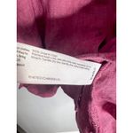 Eileen Fisher  Washed Organic Linen Delave Set Size Medium Geranium Photo 7