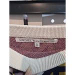 Rachel Roy XL Knit Mini‎ Skirt Geometric Pattern Beige Black Red Casual Tan Size 1X Photo 3