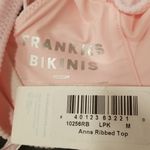 frankie's bikinis ๐๐ Anna Ribbed Top (M) + Shea Ribbed Bottom (S) Love Pink NWT Photo 8
