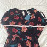 Market & Spruce New Floral Black Romper by  size small Photo 5