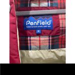Penfield x Madewell Maroon Plaid Lucedale Down Puffer Hooded Vest Sz M Red Size M Photo 3