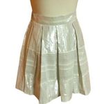 1. State  NWOT Silver shiny mini skirt Photo 0