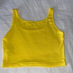 SheIn Yellow Cropped Top Photo 1