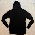 Brandy Melville  Black Soft Full Zip Jacket with Hood and Pockets, One Size Photo 1