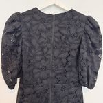 Mango  Katri Black Puff‎ Sleeve Mini Dress Size 4 Photo 6