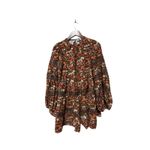 BYTIMO Baby Cord Shift Dress In Winterfield Bohemian Cottagecorecore‎ Size XS Brown Photo 6