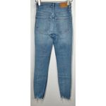 ZARA  Blue Light Wash Distressed Skinny Jeans 2 Photo 4