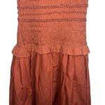 Ulla Johnson NEW NWT  Madeline Smocked Midi Dress Clay Photo 6