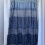 Est 1946 size large blue ombré lace maxi skirt Photo 0