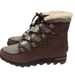 Sorel Alpine winter Lace-Up Women Boots,size 6 Photo 0