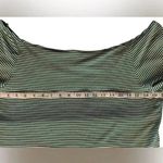 Old Navy NWOT  Teal & White Striped XL Classic Shirt Photo 0