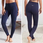 Aerie Navy Blue Space Dye Full Length Leggings With Pockets Size S Photo 1