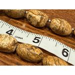 Barse 925 Sterling Silver Picture Jasper Necklace Bracelet Set Chunky Jewelry Brown Photo 7