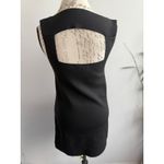 Free People  Mini Dress Black Sleeveless Square Neck Back Cut Out Party Cocktail Photo 1