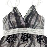 Sequin Hearts Floral Print Balloon Mini Dress (7) Photo 4