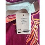 Croft & Barrow  NWT Classic Tee Crew Neck Short Sleeve Shirt Tropical Size XL Red Photo 5