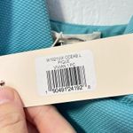 Eberjay NWT Eberjey Vivian textured pique deep V swimsuit ocean blue Large Photo 4