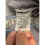 Johnny Was Embroidered Tunic Dress Gray Floral V Neck Short Sleeve Women XL Photo 11