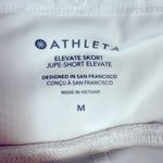 Athleta Levitate White Pleated Skort Skirt Shorts Activewear W1645 Sz M Photo 9