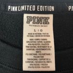 PINK - Victoria's Secret Victoria’s Secret PINK Limited Edition Sweatshirt Collegiate Striped Arm Emblem Photo 6